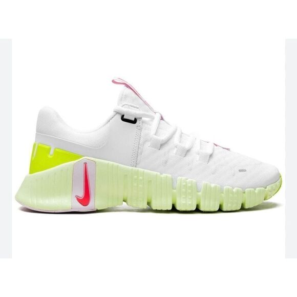 Nike Free Metcon 5” Barely Volt/Pink Foam Sneakers Women’s Sz 12 NWOB - Picture 2 of 9